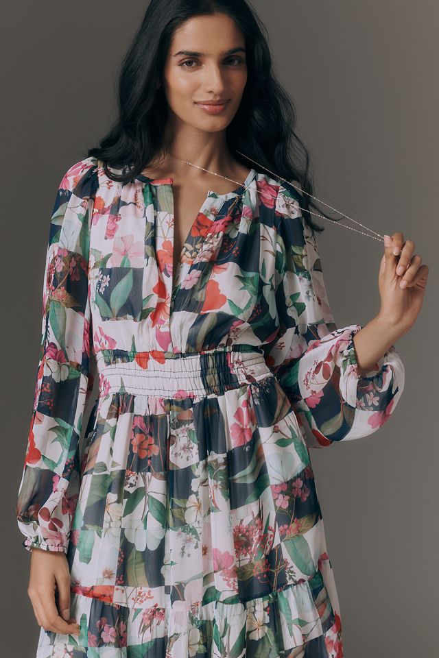 Das Somerset-Maxikleid: Langarm-Chiffon-Edition #3