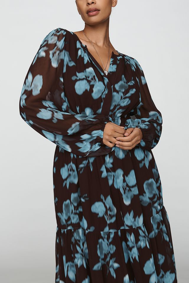 Somerset Maxi Dress: Long-Sleeve Chiffon Edition #5