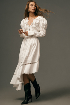 ワンピース Herlipto Asymmetrical Collar Dress M 冬のムードにぴったりな新作クラシカルドレスたち👗🖤 早くも素敵な