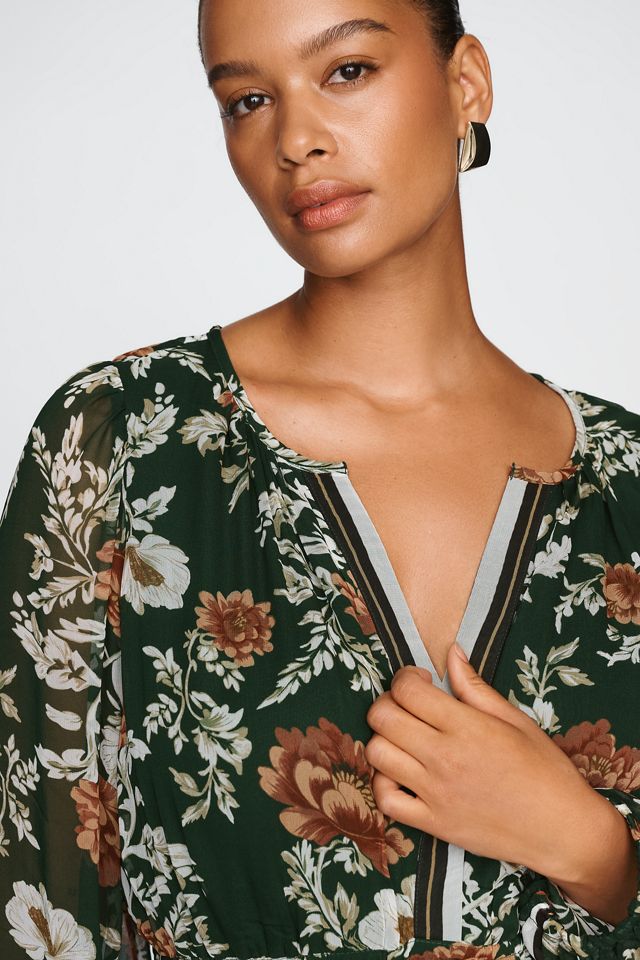 Somerset Maxi Dress: Long-Sleeve Chiffon Edition #3