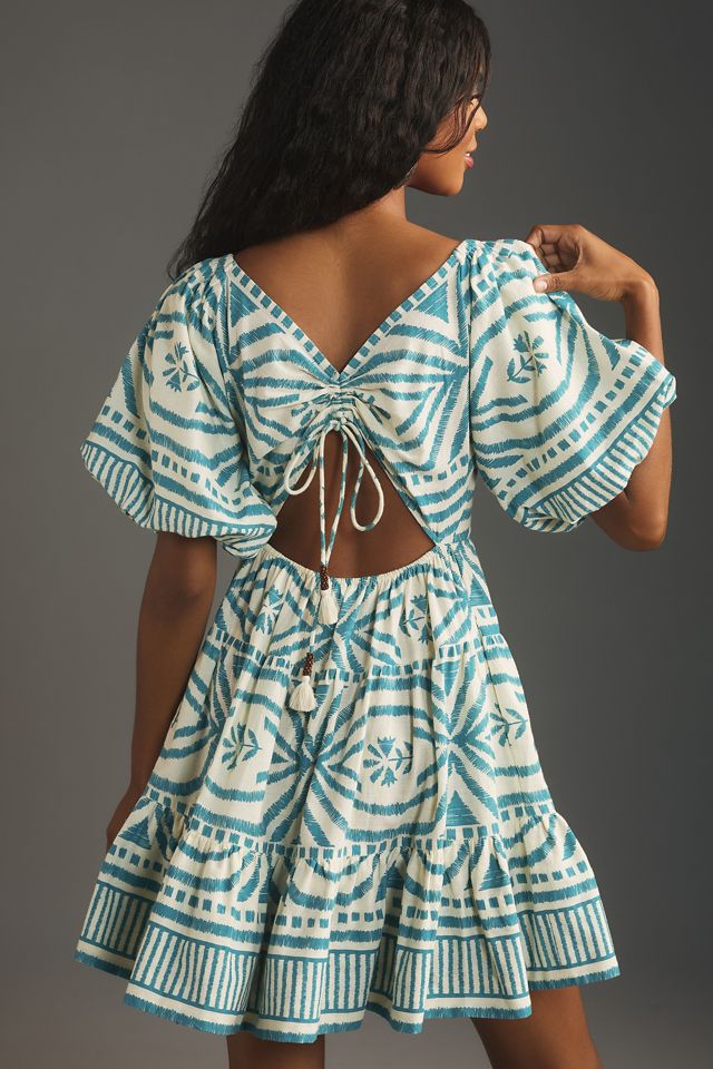 Omika Ila Short-Sleeve V-Neck Mini Dress #1