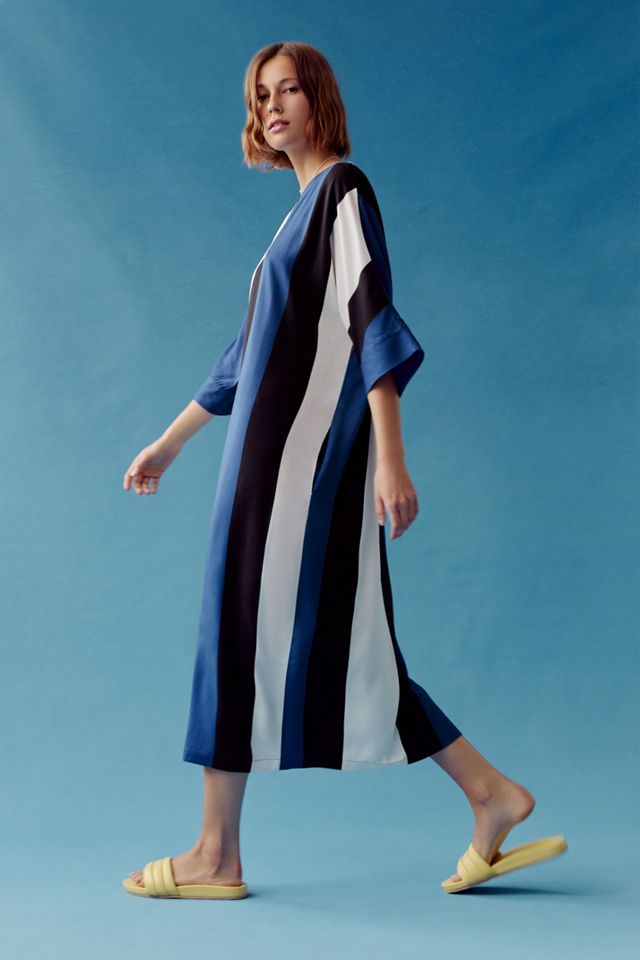 Peter Som for Anthropologie Calanthe Striped Maxi Dress #2