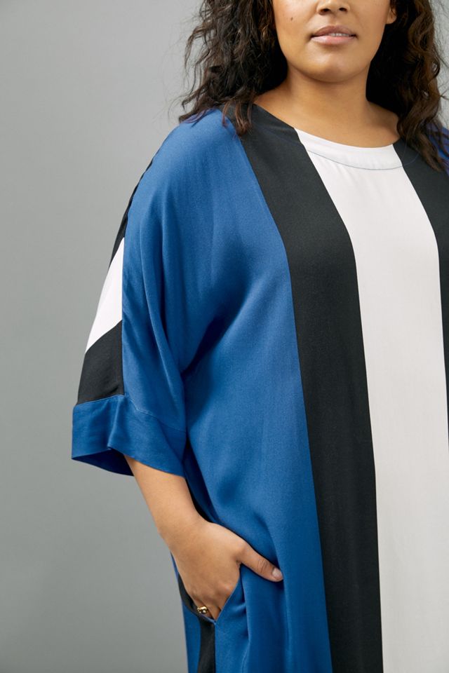 Peter Som for Anthropologie Calanthe Striped Maxi Dress #4