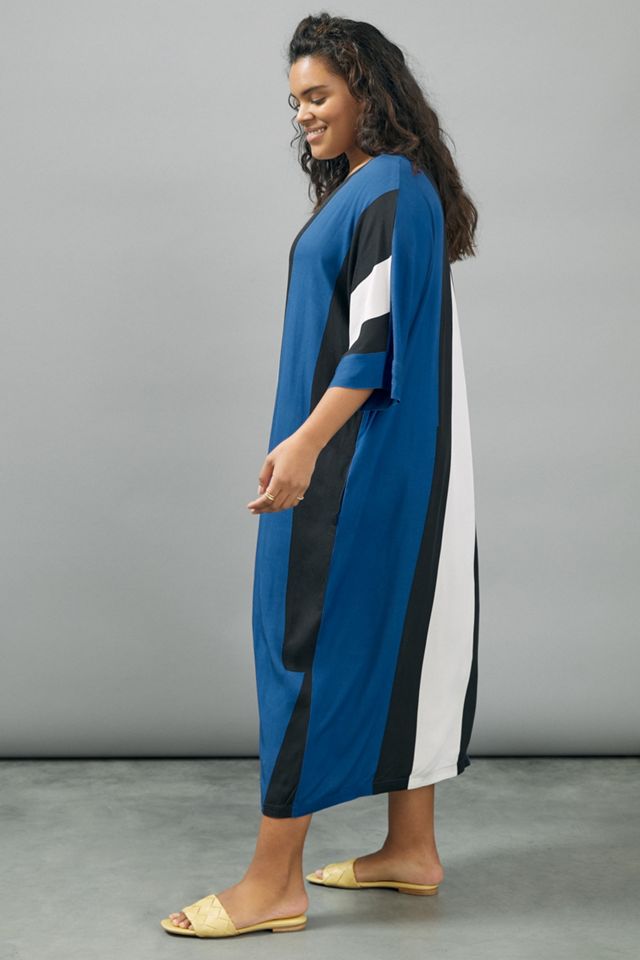 Peter Som for Anthropologie Calanthe Striped Maxi Dress #5