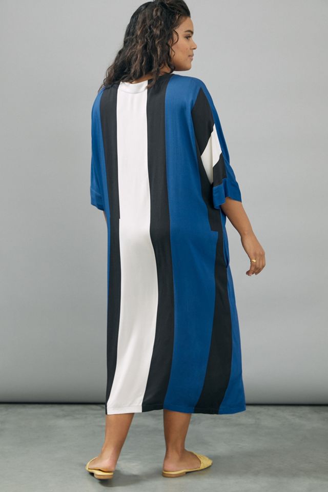 Peter Som for Anthropologie Calanthe Striped Maxi Dress #6