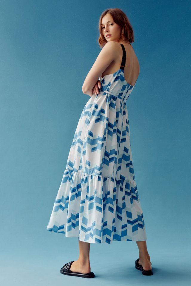 Peter Som for Anthropologie Larissa Tiered Maxi Dress #1