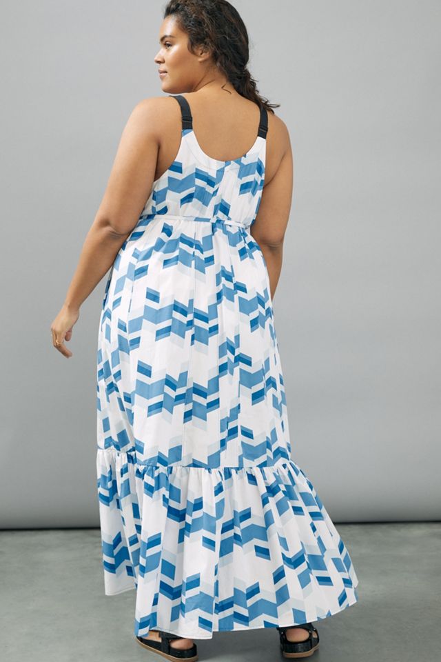 Peter Som for Anthropologie Larissa Tiered Maxi Dress #5