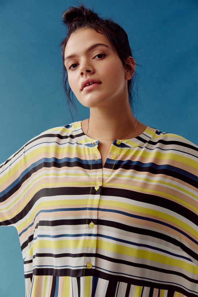 Peter Som for Anthropologie Naxos Striped Tunic Dress #3