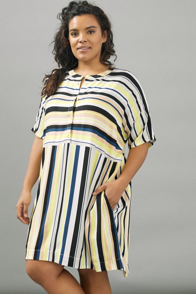 Peter Som for Anthropologie Naxos Striped Tunic Dress #6