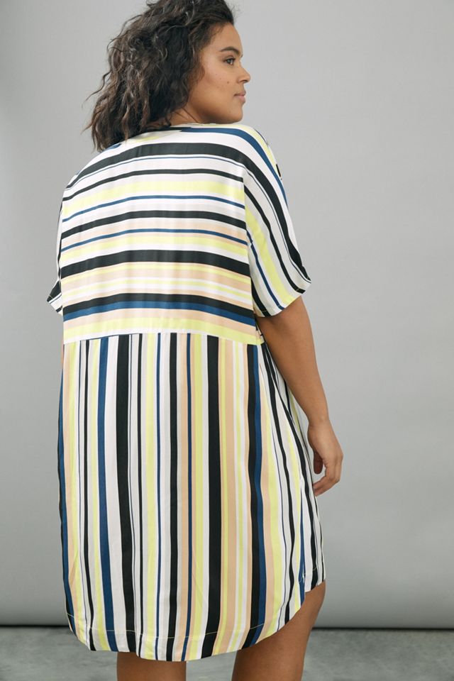 Peter Som for Anthropologie Naxos Striped Tunic Dress #8