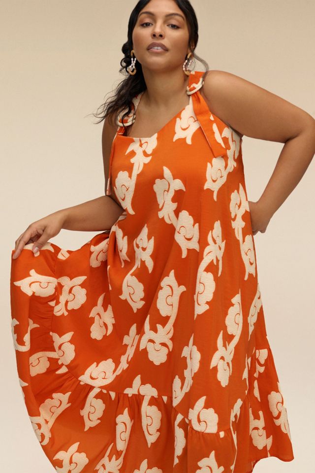 Phoebe Flounced Maxi Dress #5