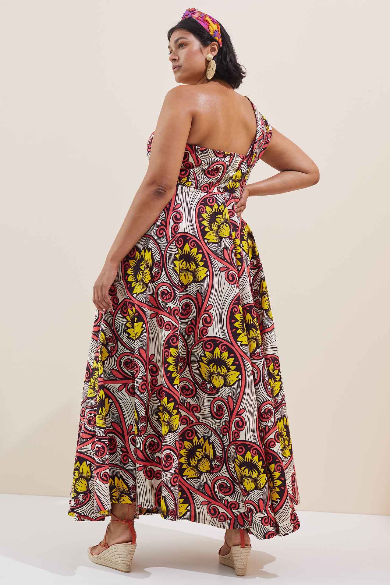 SIKA One-Shoulder Maxi Dress