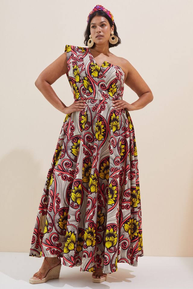 SIKA One-Shoulder Maxi Dress #6