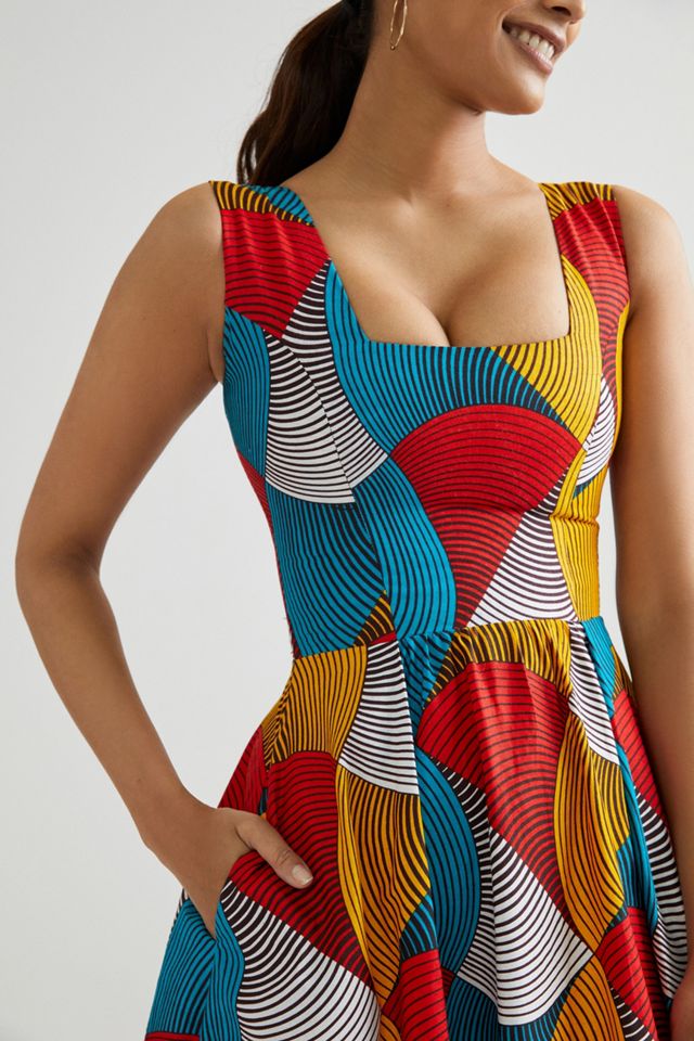 SIKA Geometric Maxi Dress #3