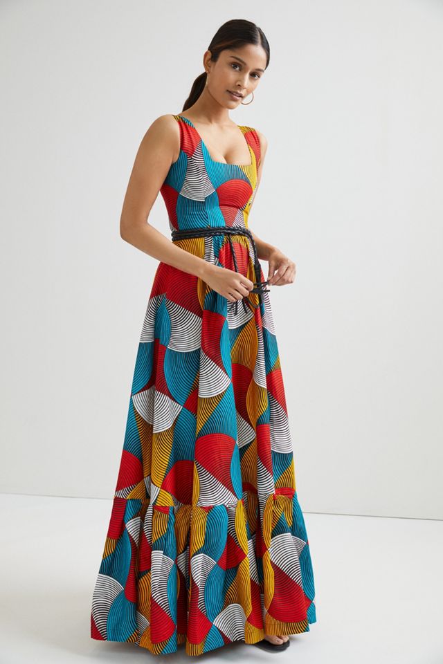 SIKA Geometric Maxi Dress #4