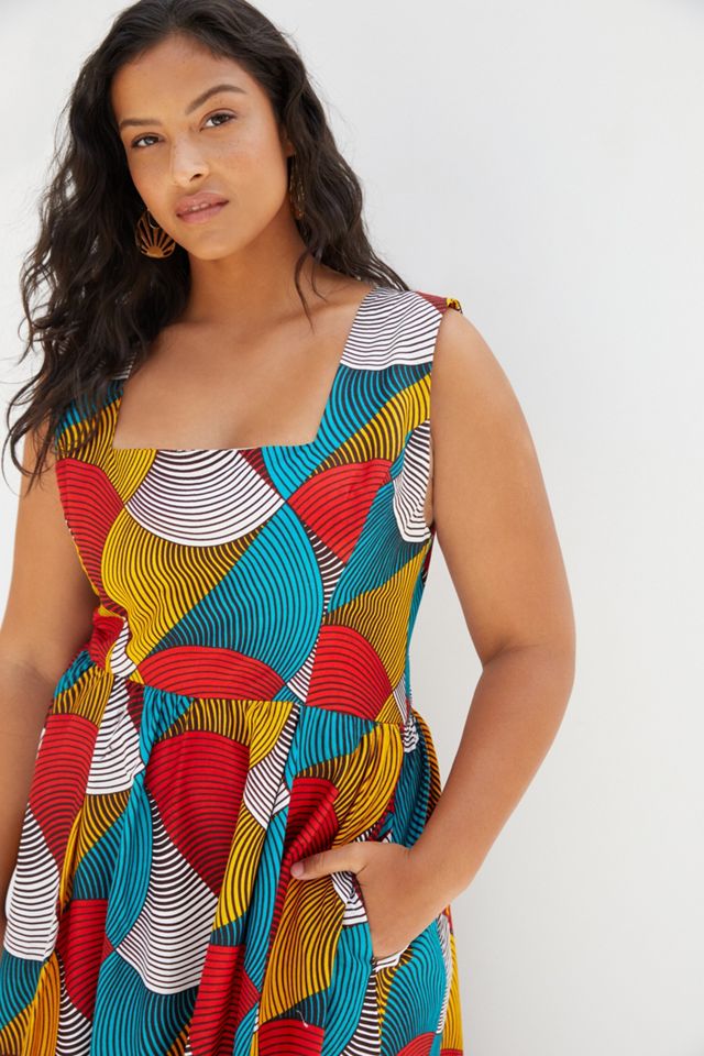 SIKA Geometric Maxi Dress #6