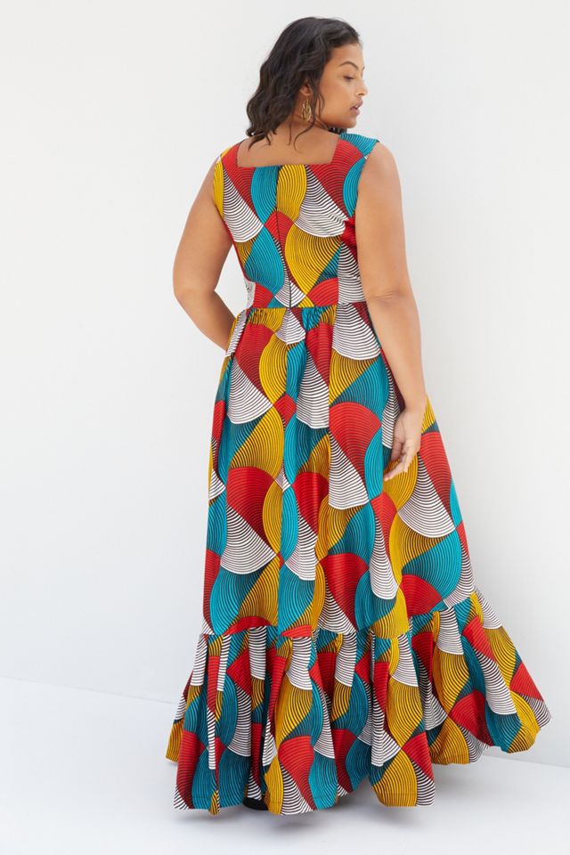 SIKA Geometric Maxi Dress #7