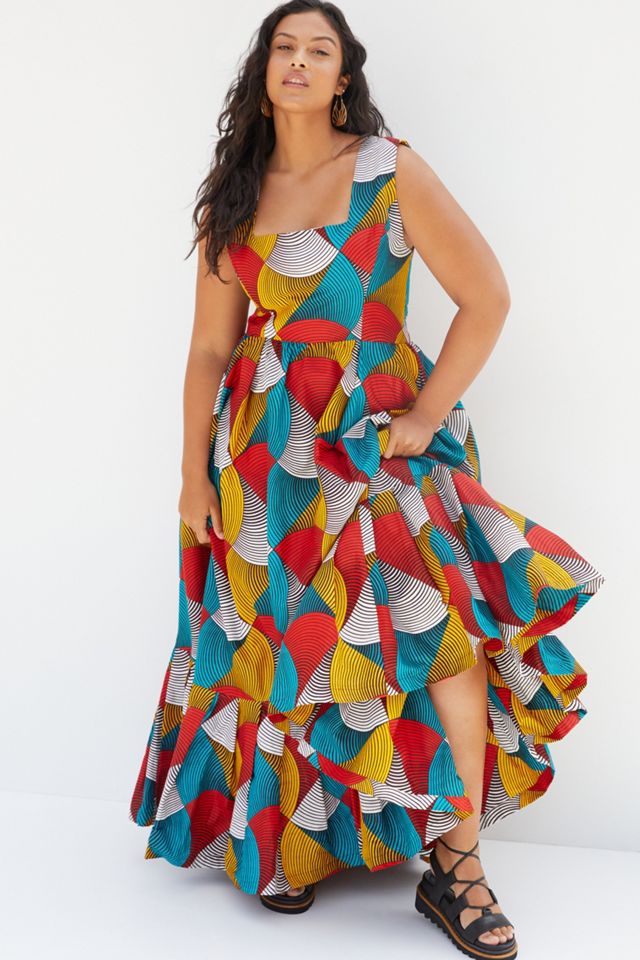 SIKA Geometric Maxi Dress #5