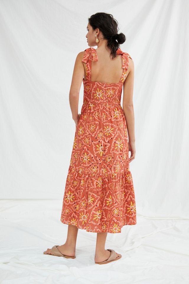 Amber Eyelet Midi Dress #1