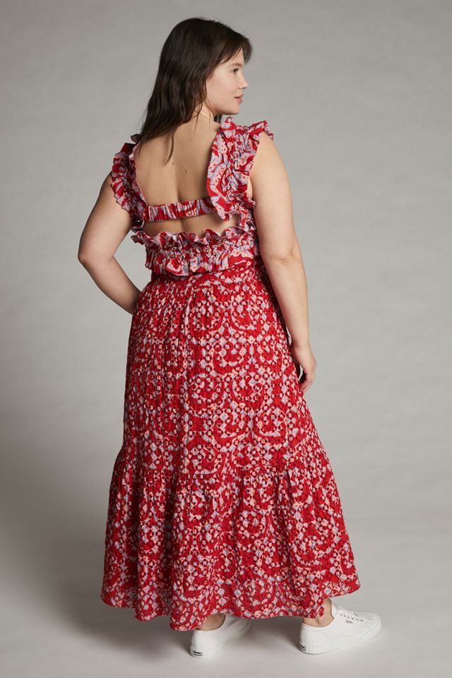 Amal Embroidered Midi Dress #6
