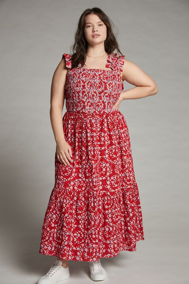 Amal Embroidered Midi Dress #8
