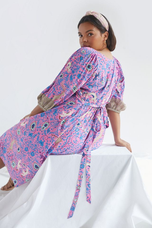 Plenty by Tracy Reese Puff-Sleeve Midi Dress #5