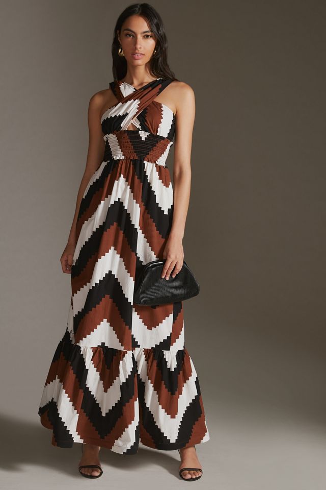 Plenty by Tracy Reese Printed Halter Maxi Dress #2
