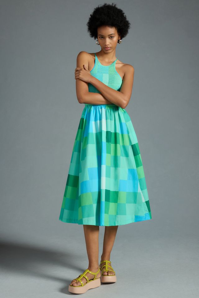 Plenty by Tracy Reese Smocked Halter A-Line Dress | Anthropologie