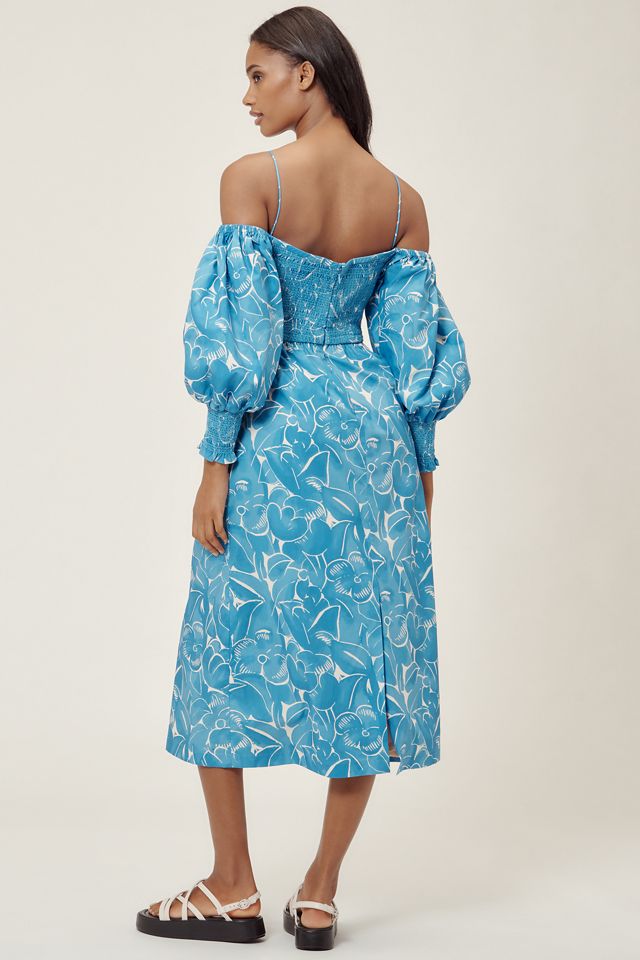 Hope for Flowers by Tracy Reese Off-the-Shoulder Midi Dress #2