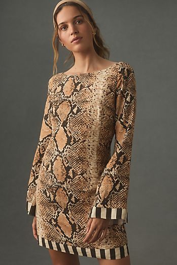 Hope for Flowers by Tracy Reese Long-Sleeve Cutout Mini Dress