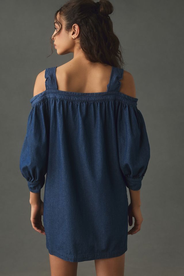 Plenty by Tracy Reese Off-The-Shoulder Denim Mini Dress #1