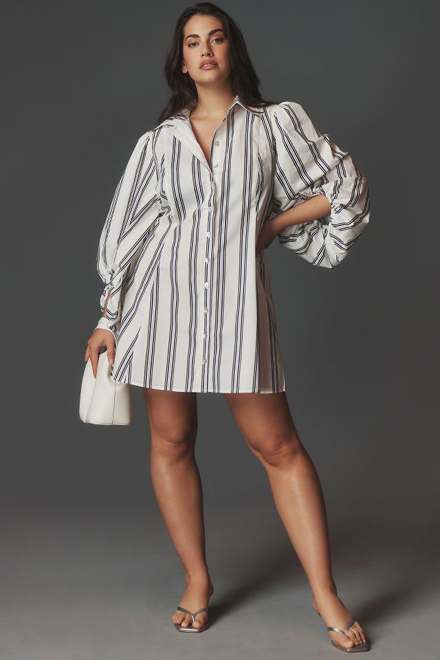 Plenty by Tracy Reese Long-Sleeve Ruched Mini Dress | Anthropologie