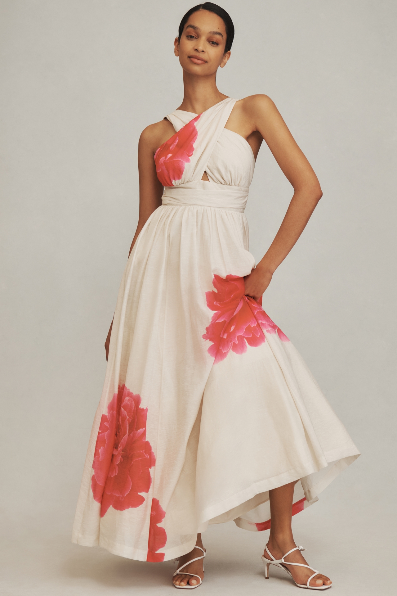 Hope for Flowers by Tracy Reese Halter Maxi Dress