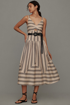 plenty by tracy reese paneled midi dress Plenty by Tracy Reese Printed Midi Dress ANIA Fit & Flare Dress SZ 8 NEW  $148