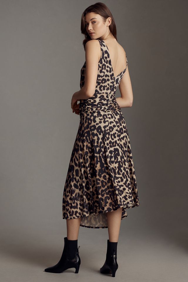 Hope for Flowers by Tracy Reese Leopard-Print Midi Dress #1