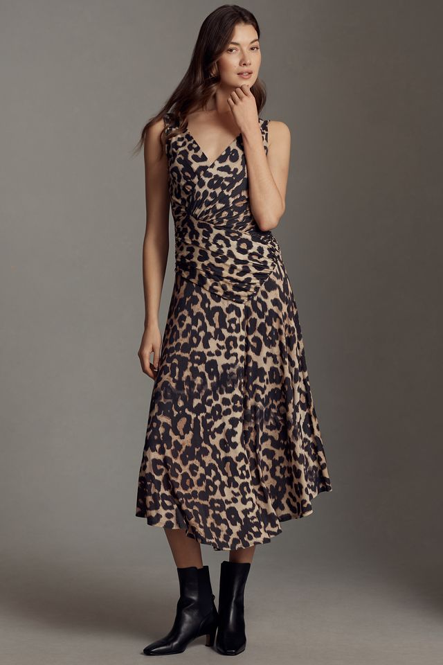 Hope for Flowers by Tracy Reese Leopard-Print Midi Dress #3