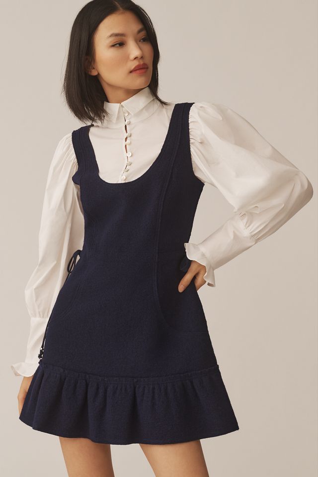 Hope for Flowers by Tracy Reese Twofer Wool Mini Dress #3