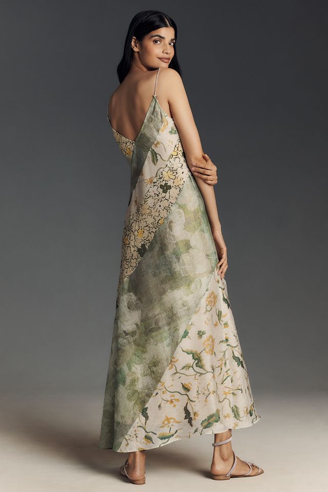 Hope for Flowers by Tracy Reese Linen Blend Slip Dress