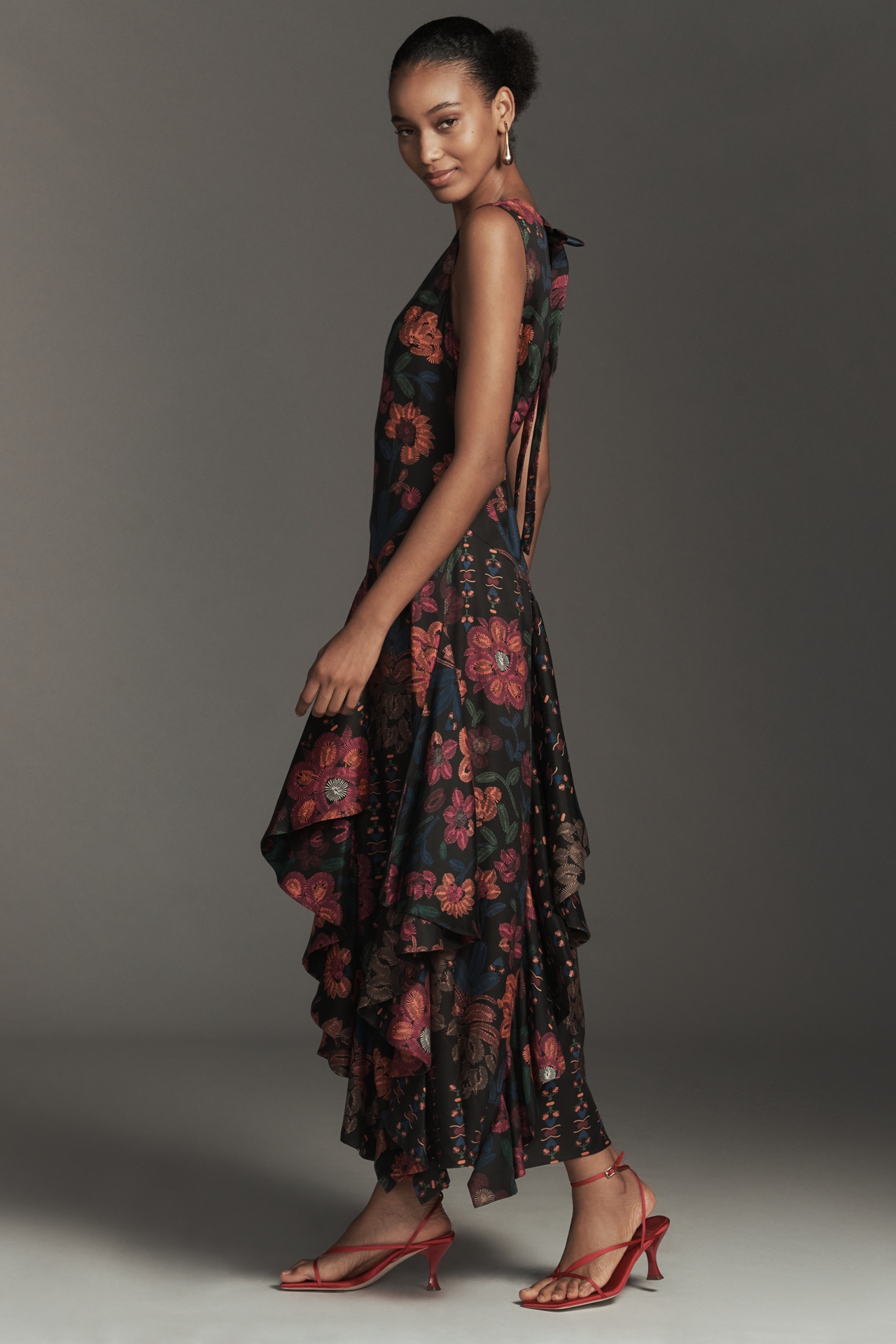 Hope for Flowers by Tracy Reese Ruffle A-Line Maxi Dress