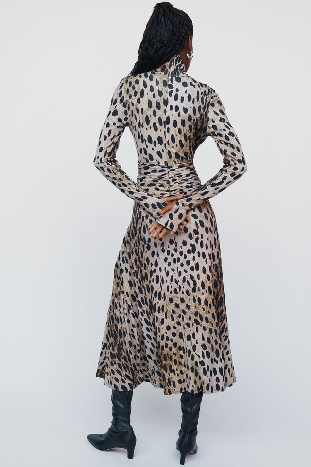 Hope for Flowers by Tracy Reese Wool Blend Draped Midi Dress #3