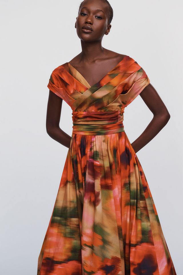 Hope for Flowers by Tracy Reese Pleated Midi Dress #1