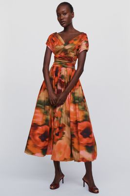 Hope for Flowers by Tracy Reese Pleated Midi Dress