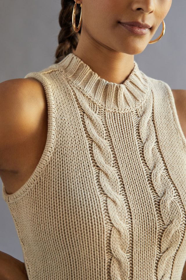 Joslin Cable-Knit Sweater Maxi Dress #1