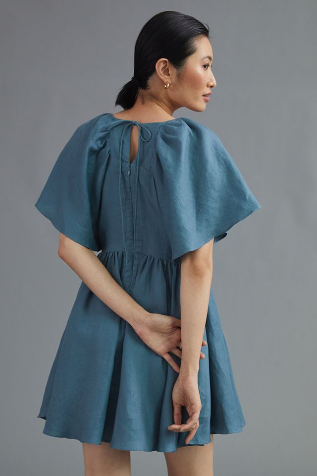 Joslin Linen Mini Dress | Anthropologie