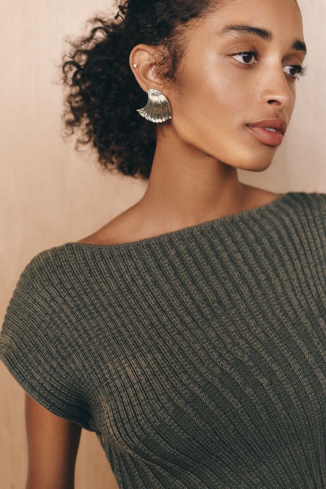 Mini Abito in Maglia a Costine By Anthropologie #1