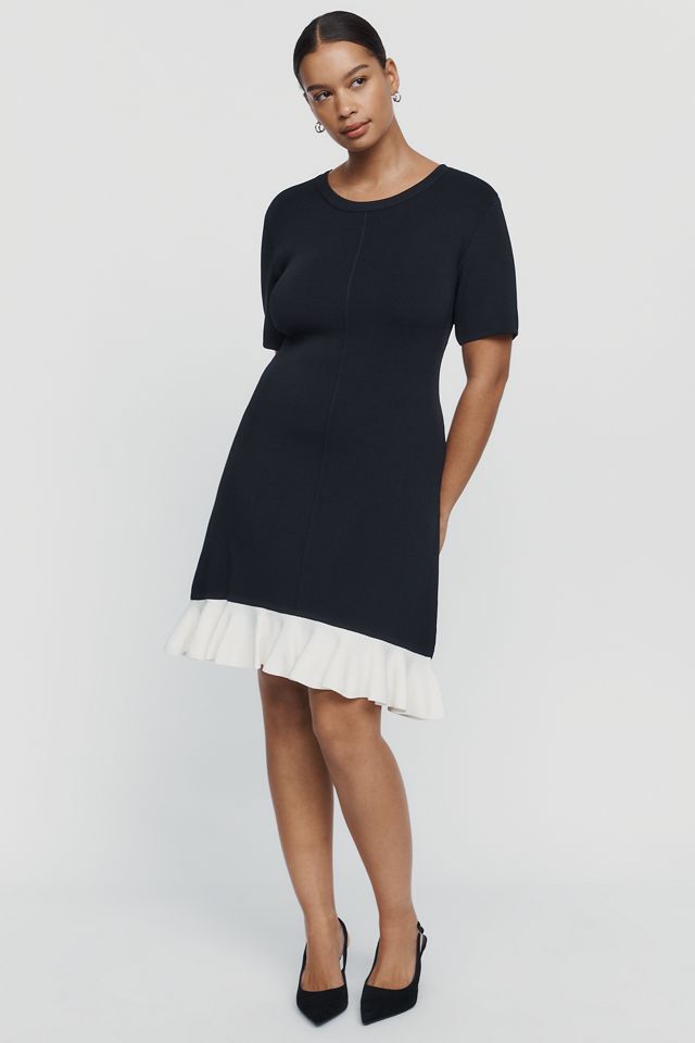 Maeve Mod Ruffled Mini Dress | Anthropologie
