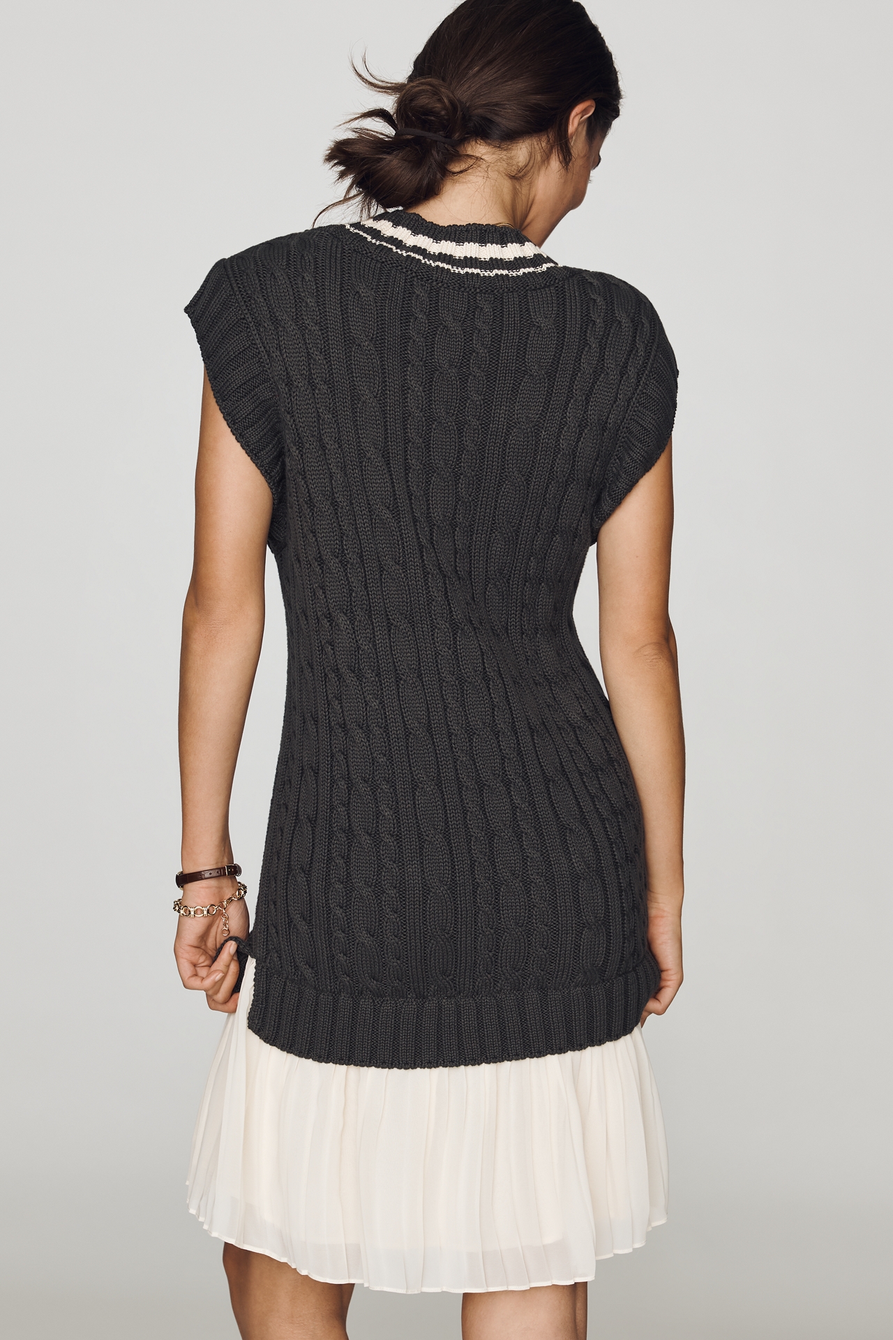 Maeve Twofer Sweater Mini Dress