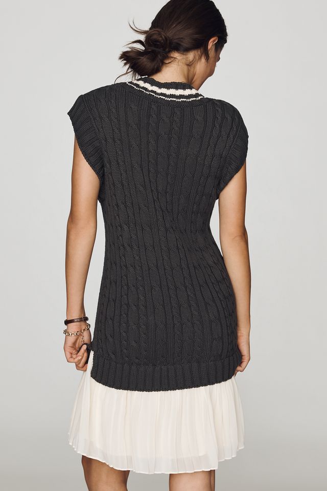 Maeve Twofer Sweater Mini Dress #1