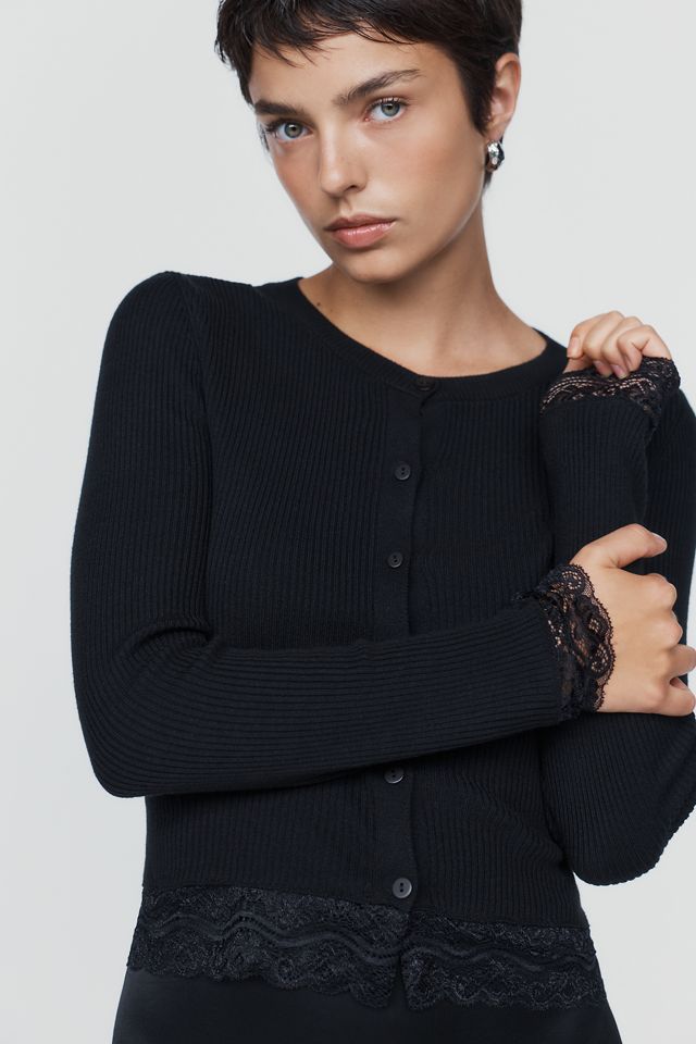 By Anthropologie Twofer-Strickjacken-Midikleid #2