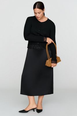 By Anthropologie Twofer Cardigan Midi Dress